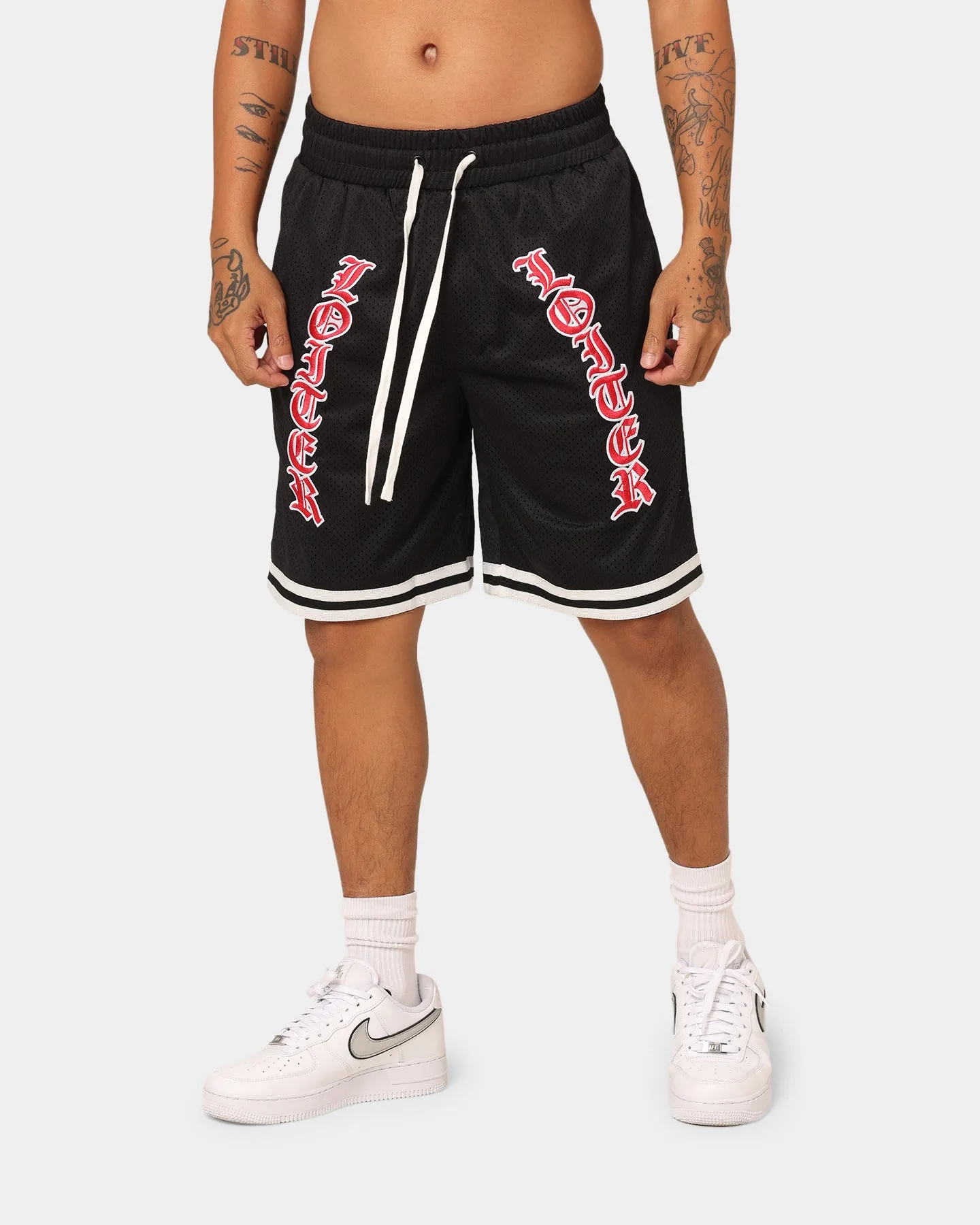 Loiter Script Ball Shorts Black sold by Culture Kings