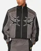 Loiter Paradise Track Jacket Black/Grey sold by Culture Kings