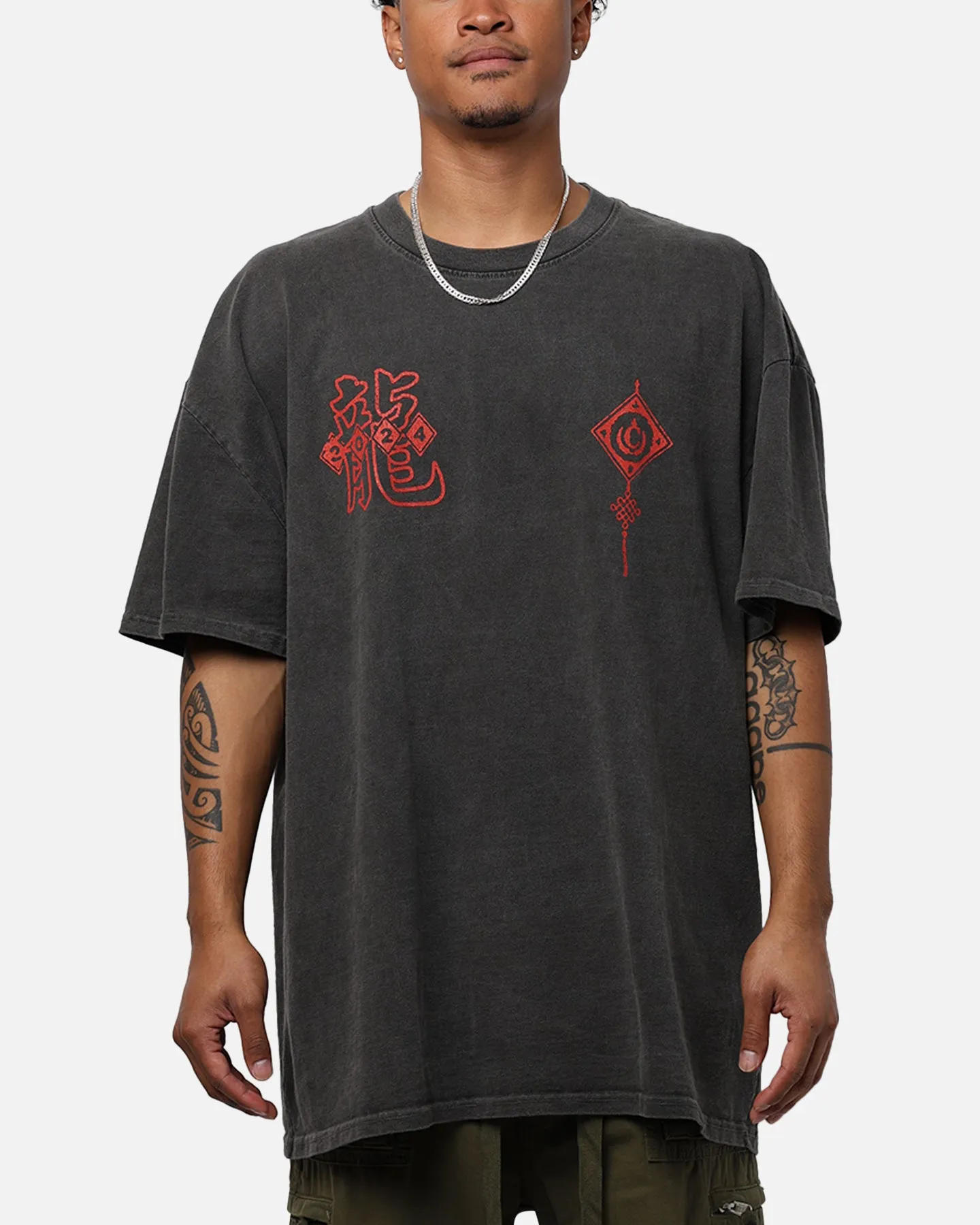 Culture Kings Year Of The Dragon T-Shirt Black Wash sold by Culture Kings