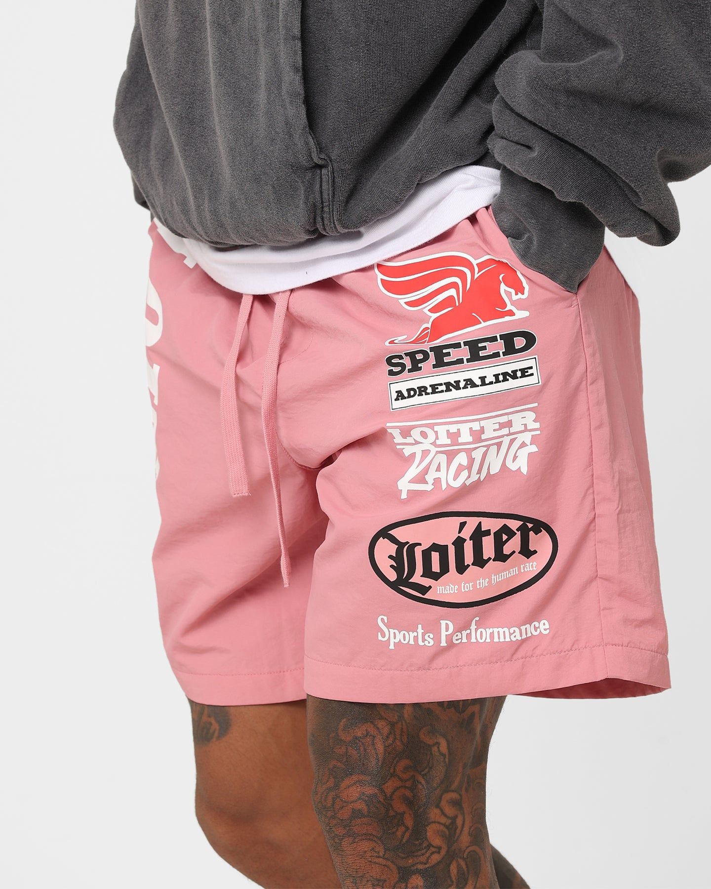 Loiter Speedway Walk Shorts Pink sold by Culture Kings product image thumbnail 4