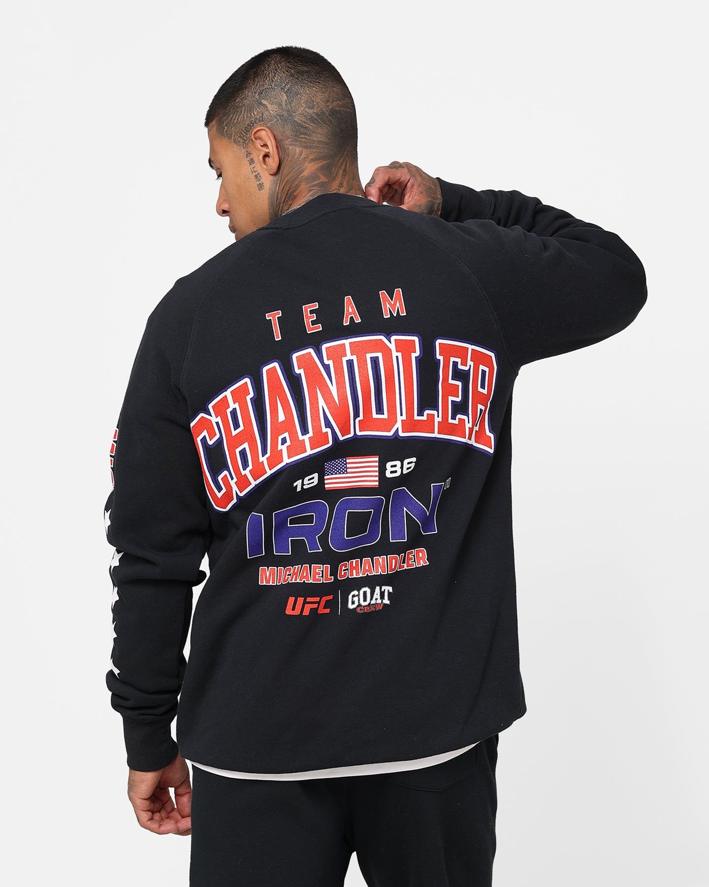 UFC By Goat Crew Michael Chandler Team Chandler Crewneck Navy sold by Culture Kings product image thumbnail 2