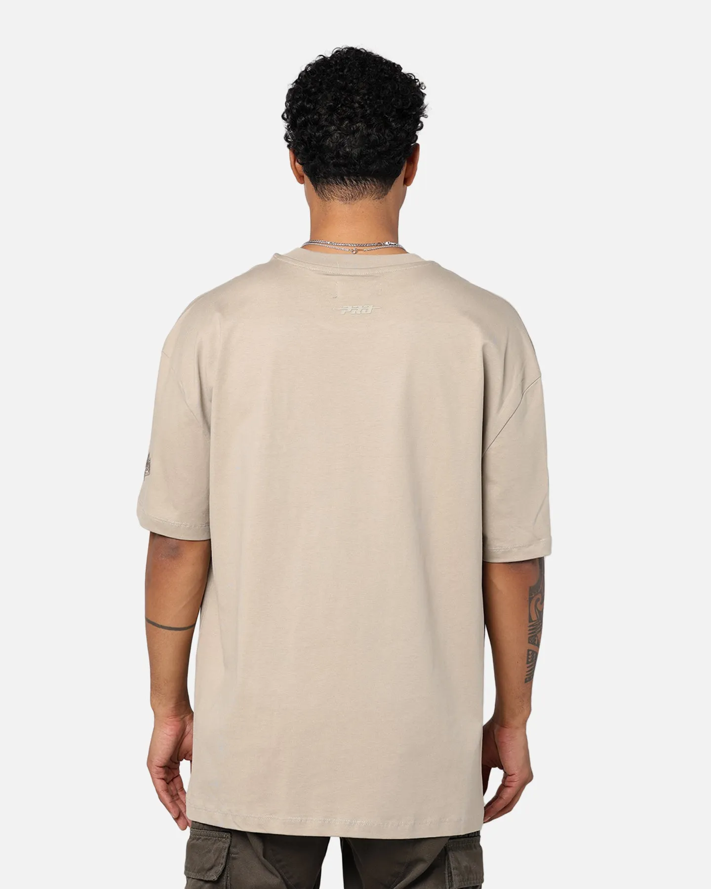 Pro Standard Los Angeles Dodgers Drop Shoulder T-Shirt Taupe sold by Culture Kings product image thumbnail 3