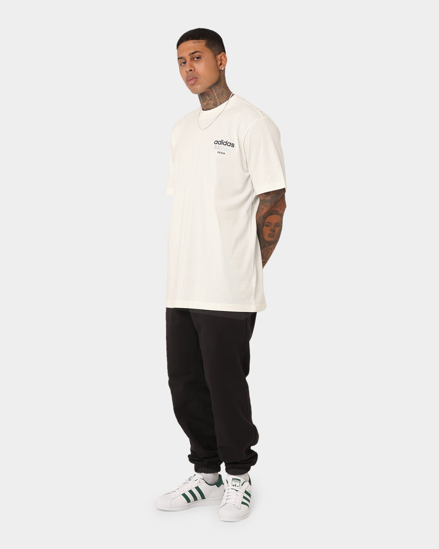 Adidas Streetball Graphics T-Shirt Off White sold by Culture Kings product image thumbnail 8