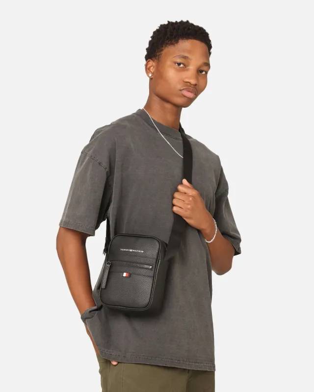 Tommy Jeans Essential PU Mini Reporter Bag Black sold by Culture Kings
