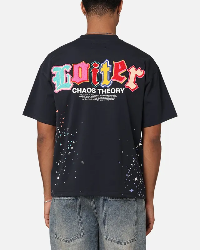 Loiter Chaos Theory T-Shirt Navy sold by Culture Kings