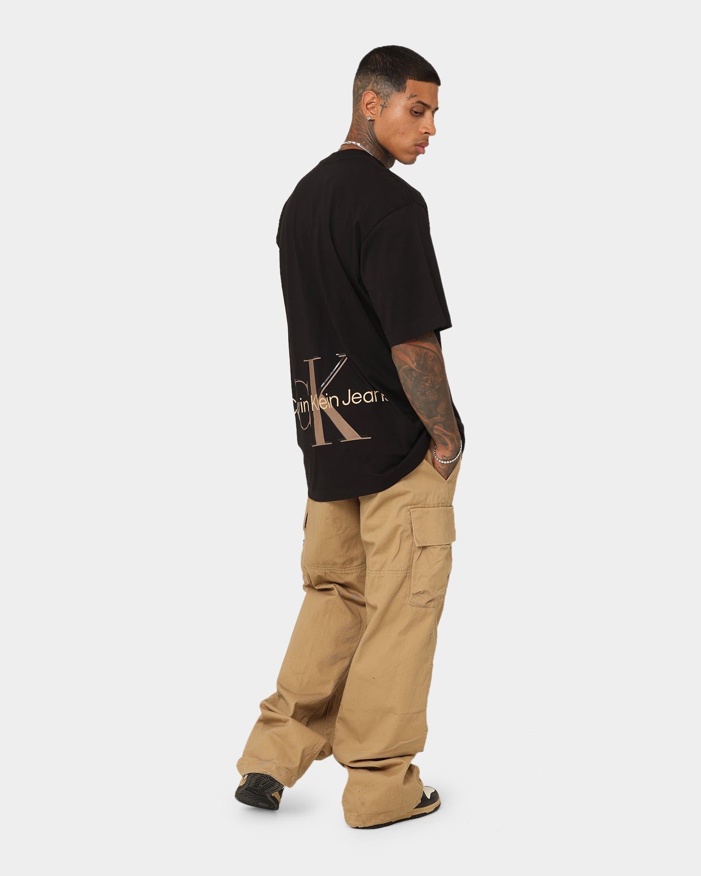 Calvin Klein Archival Monologo T-Shirt Ck Black sold by Culture Kings product image thumbnail 3