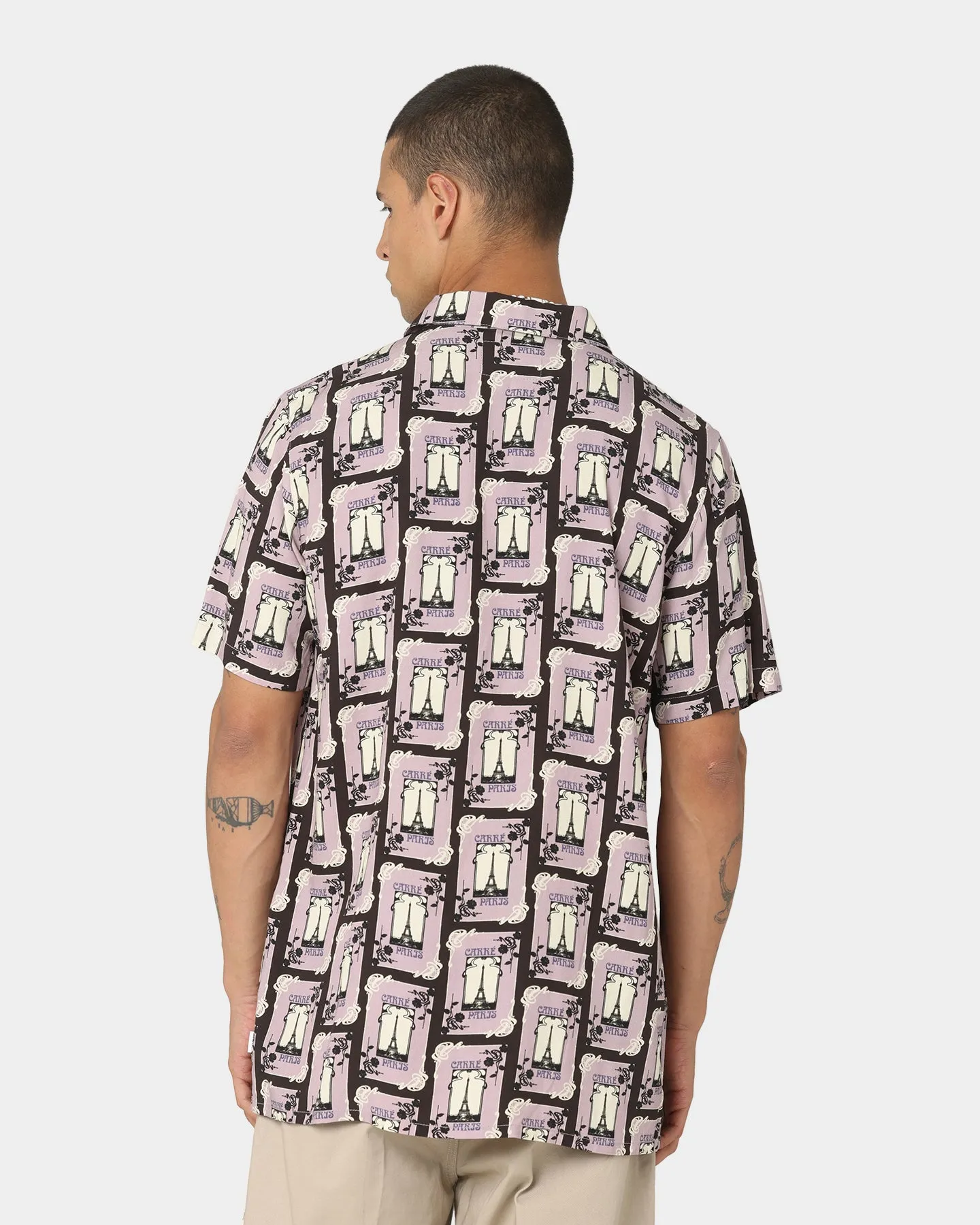 Carre Parisian Rugu Short Sleeve Button Up Shirt Multi-coloured sold by Culture Kings product image thumbnail 4