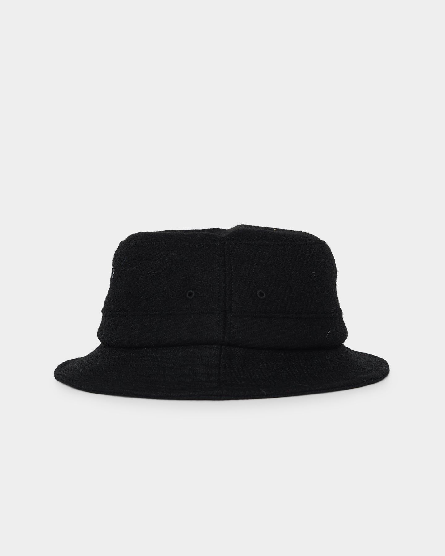 Supreme Harris Tweed Classic Logo Crusher Bucket Hat Black