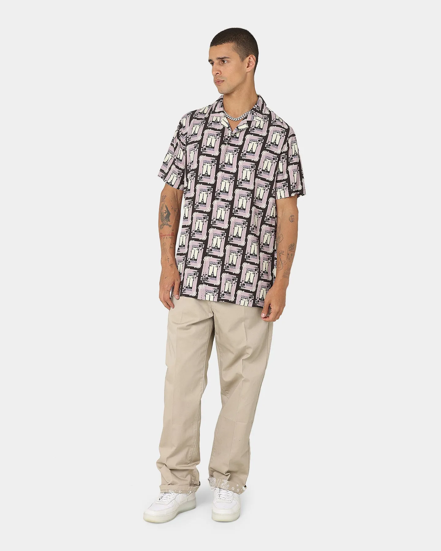 Carre Parisian Rugu Short Sleeve Button Up Shirt Multi-coloured sold by Culture Kings product image thumbnail 2