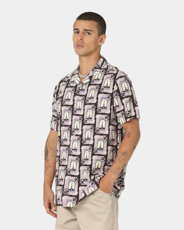 Carre Parisian Rugu Short Sleeve Button Up Shirt Multi-coloured sold by Culture Kings