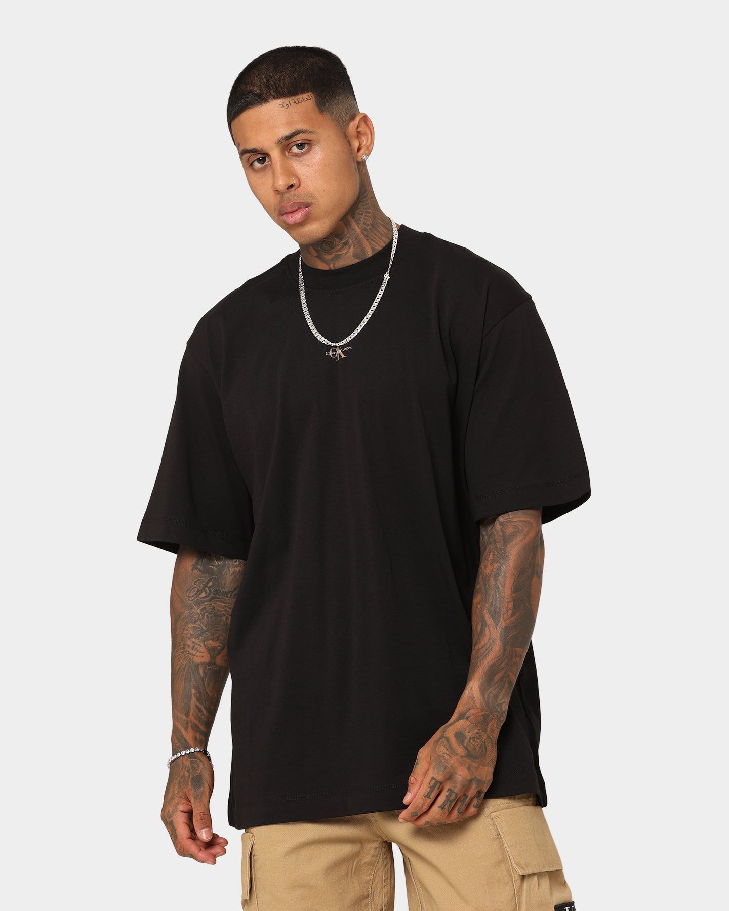 Calvin Klein Archival Monologo T-Shirt Ck Black sold by Culture Kings product image thumbnail 2