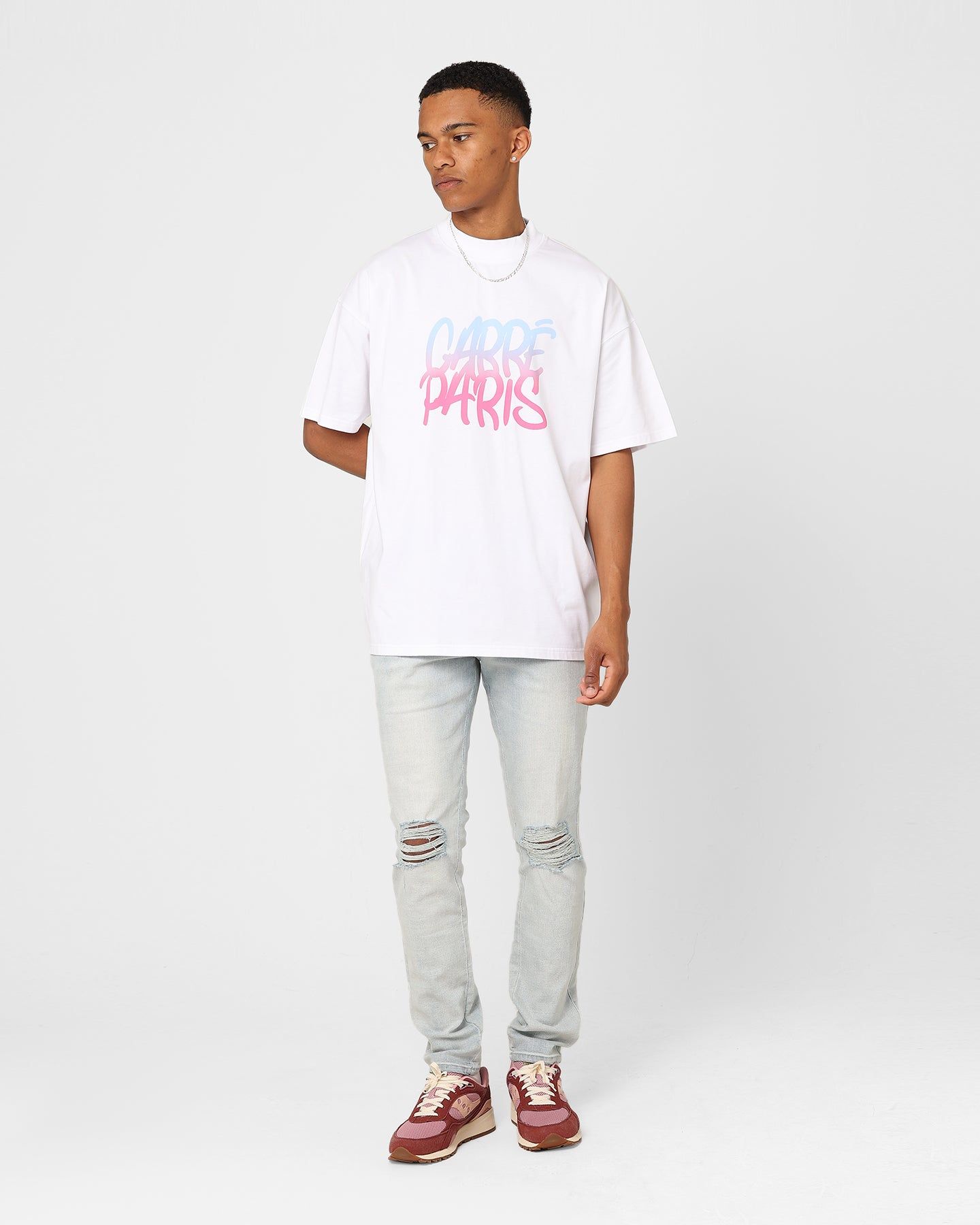 Carre Slap Oversized T-Shirt White sold by Culture Kings product image thumbnail 2