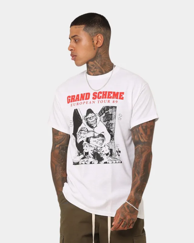 Grand Scheme Gorilla Tour T-Shirt White sold by Culture Kings