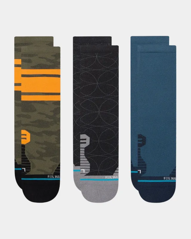 Stance Sargent Socks 3 Pack Multi-Coloured sold by Culture Kings