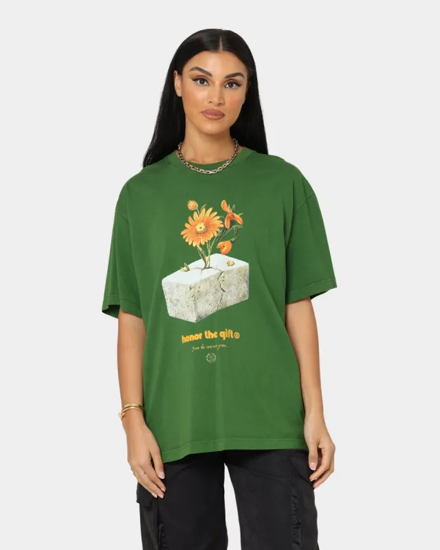 Honor The Gift Inner City Love T-Shirt Green sold by Culture Kings