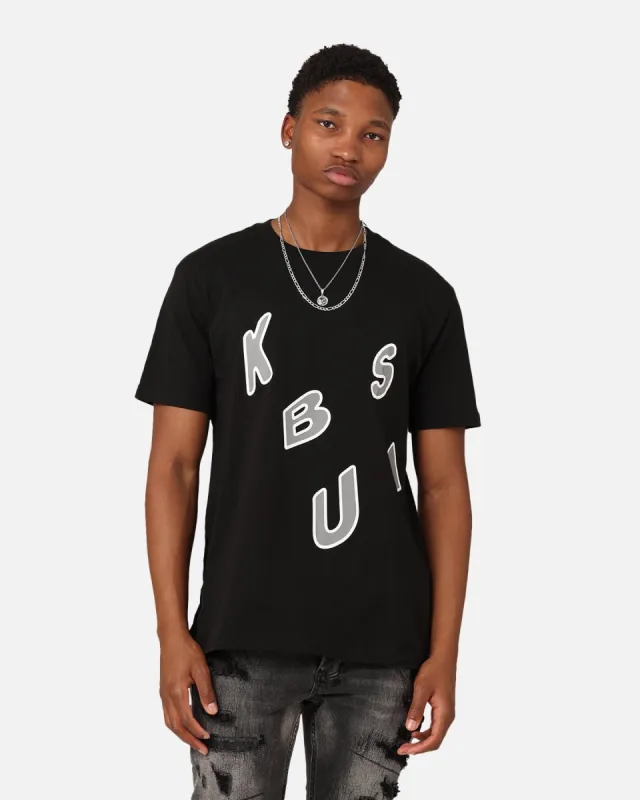 Ksubi Letters Kash T-Shirt Black sold by Culture Kings