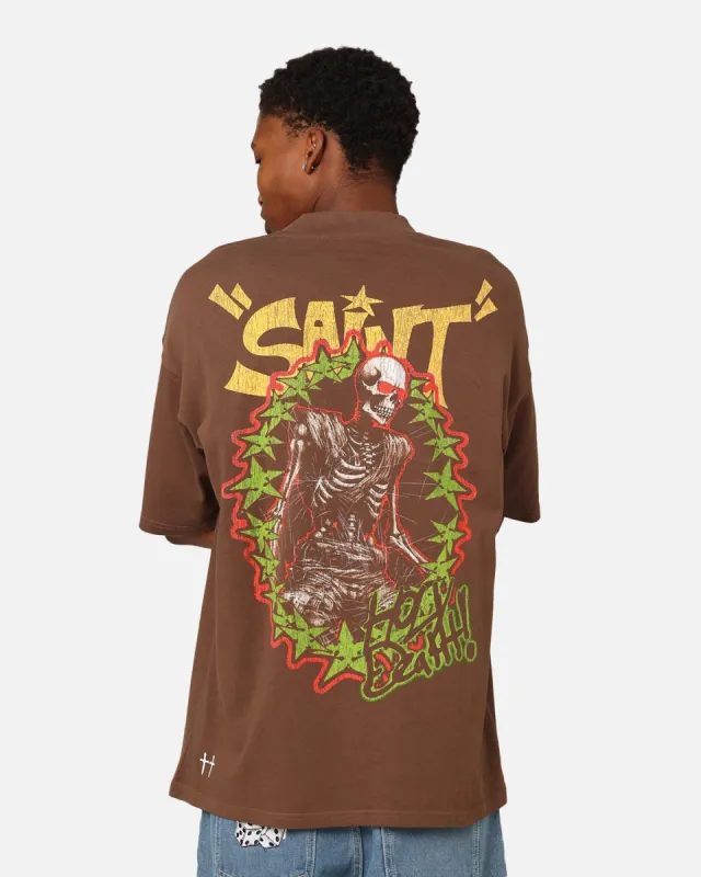 Saint Morta Holy Death T-Shirt Brown sold by Culture Kings