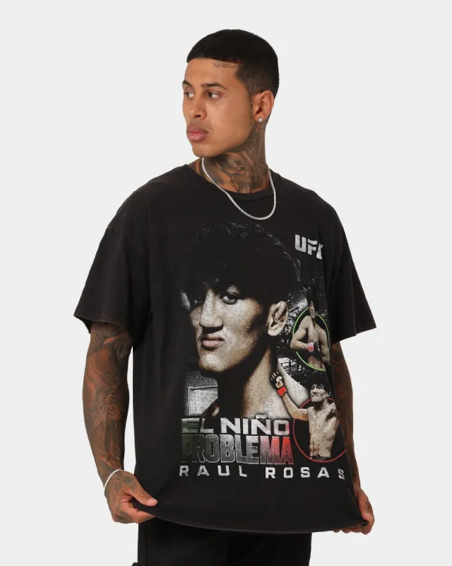 Goat Crew X UFC Raul Rosas Jr Vintage T-Shirt Black Wash sold by Culture Kings