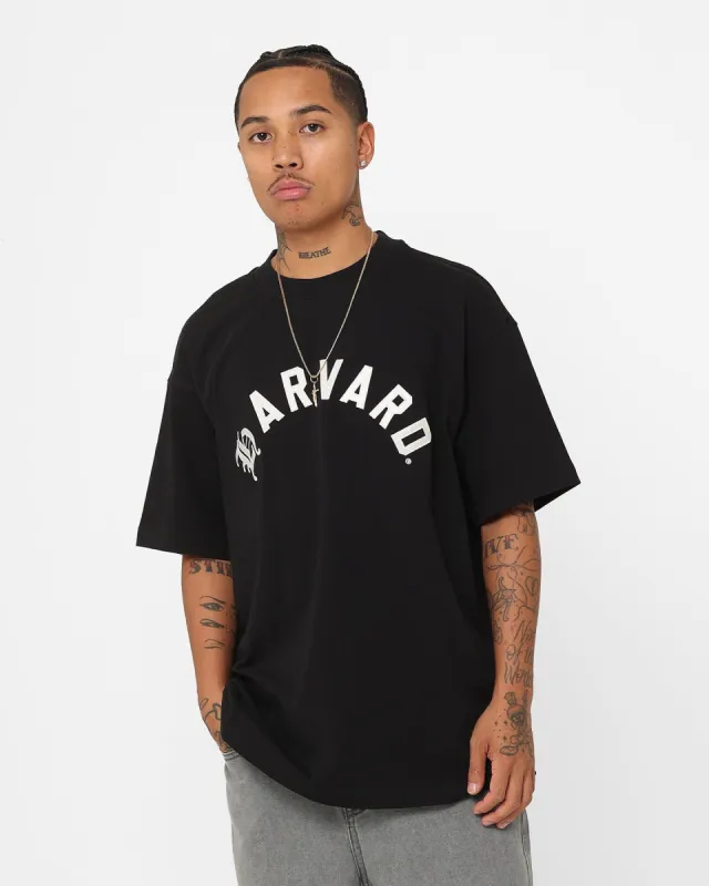 The New Establishment Contemporary Logo Harvard T-Shirt Black sold by Culture Kings