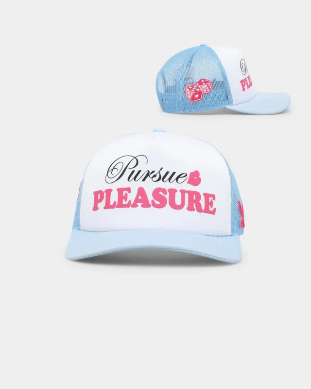 Playboy By CK Pursue Trucker Snapback Blue/White sold by Culture Kings