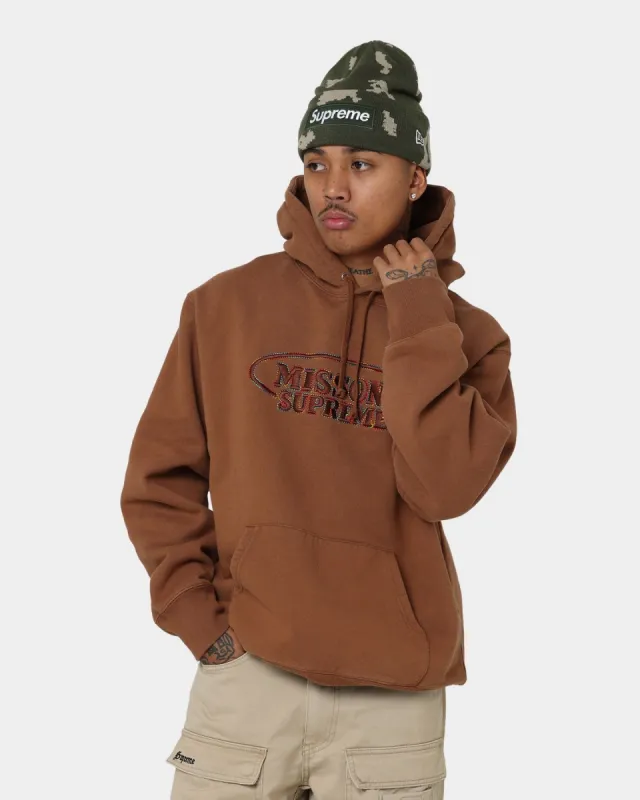 Supreme X Missioni Hooded Sweatshirt Brown sold by Culture Kings