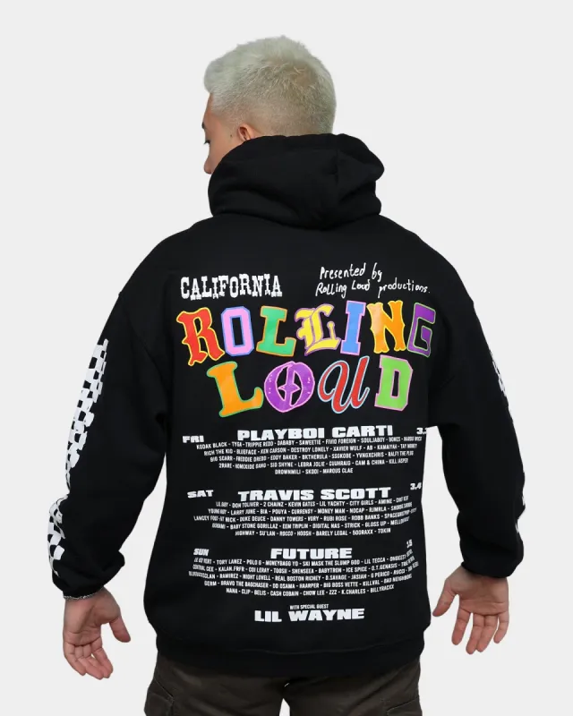 Rolling Loud Rolling Loud Line Up Hoodie Black sold by Culture Kings