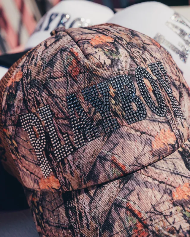 Playboy By CK Glow Up Camo Trucker Snapback Camo sold by Culture Kings