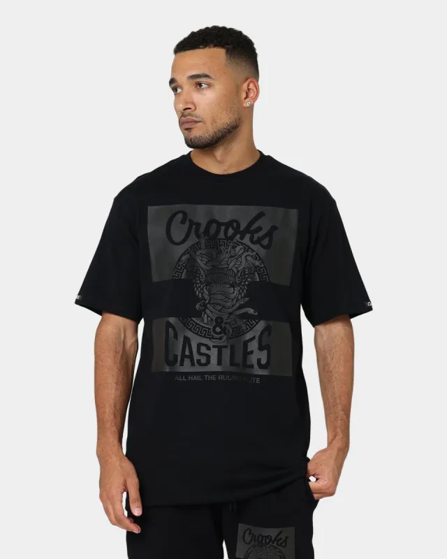 Crooks & Castles Mad Klepto T-Shirt Black sold by Culture Kings