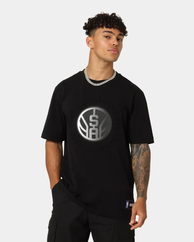Hugo Boss X NBA Basic San Antonio Spurs Short Sleeve T-Shirt Charcoal sold by Culture Kings