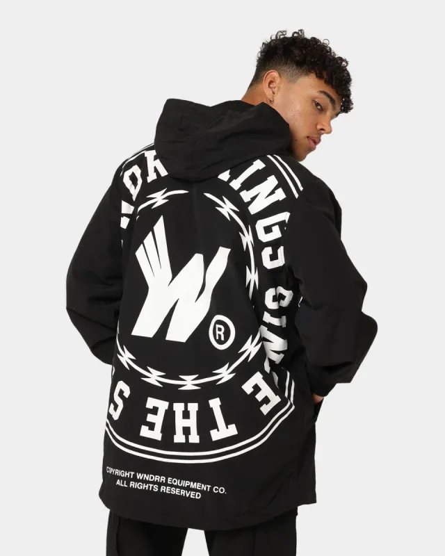 WNDRR Ornament Anorak Jacket Black sold by Culture Kings