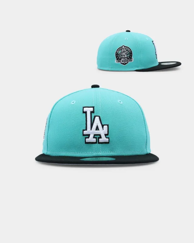 New Era Los Angeles Dodgers 'Cool Mint' 2-Tone 59FIFTY Fitted Mint/Black sold by Culture Kings