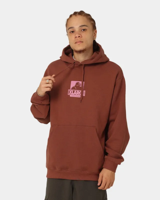 X-Large 91 Hoodie Brown/Pink sold by Culture Kings