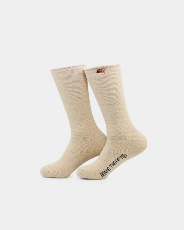 Honor The Gift Select Heavyweight Socks Cream made by Culture Kings