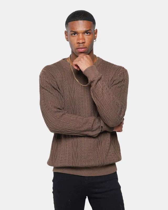 XXIII Cason Knit Crewneck Brown sold by Culture Kings