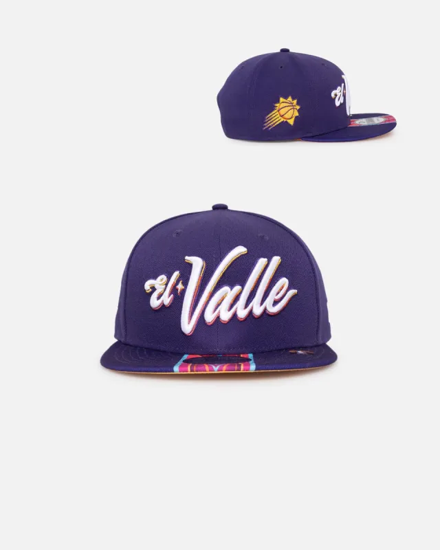New Era Phoenix Suns NBA City Edition 9FIFTY Snapback Dark Purple made by New Era