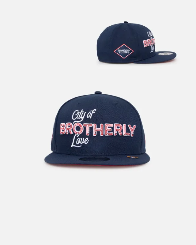 New Era Philadelphia 76ers NBA City Edition 9FIFTY Snapback Medium Blue sold by Culture Kings