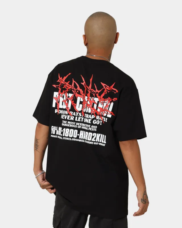 Rats Get Fat Pest Control T-Shirt Black sold by Culture Kings