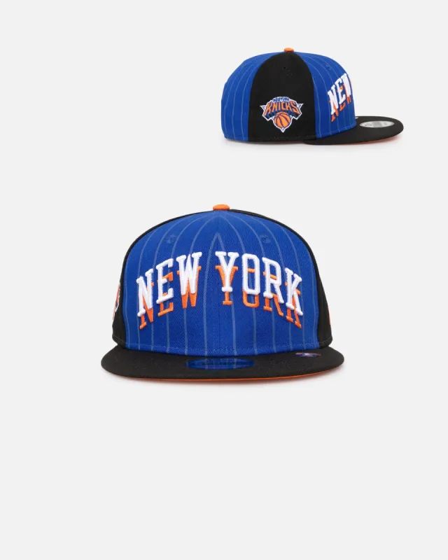 New Era New York Knicks NBA City Edition 9FIFTY Snapback Medium Blue sold by Culture Kings