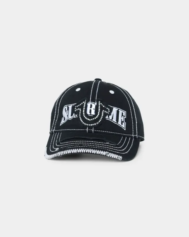 Supreme True Religion 6-Panel Strapback Black sold by Culture Kings