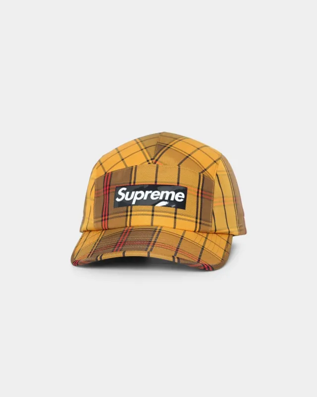 Supreme Gore-Tex Tech Camp Toggle Strapback  Gold Plaid sold by Culture Kings