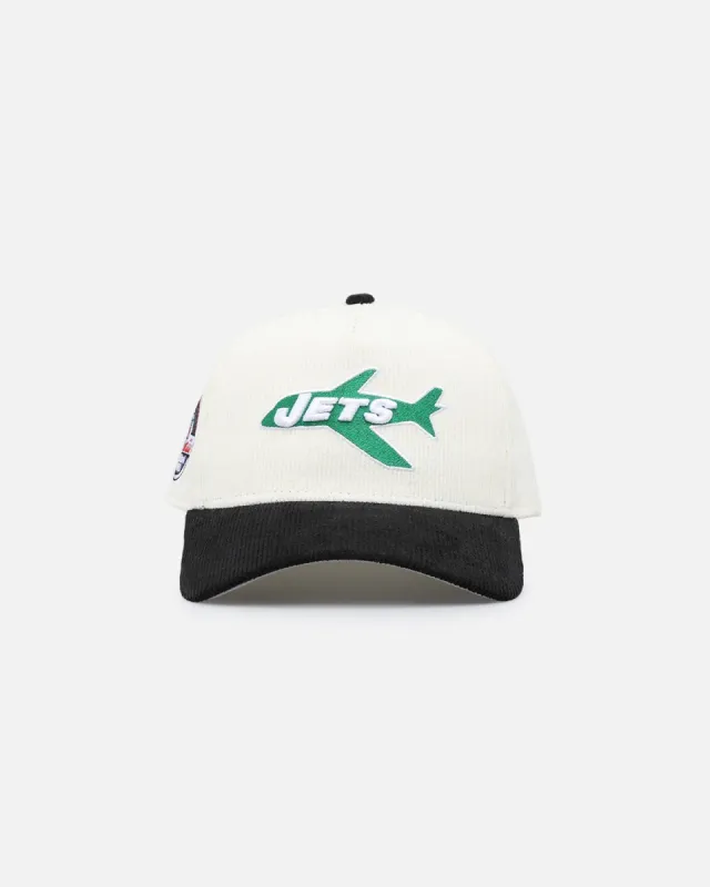 New Era New York Jets 'NFL 2-Tone Corduroy' 9FORTY A-Frame Snapback Chrome/Black sold by Culture Kings