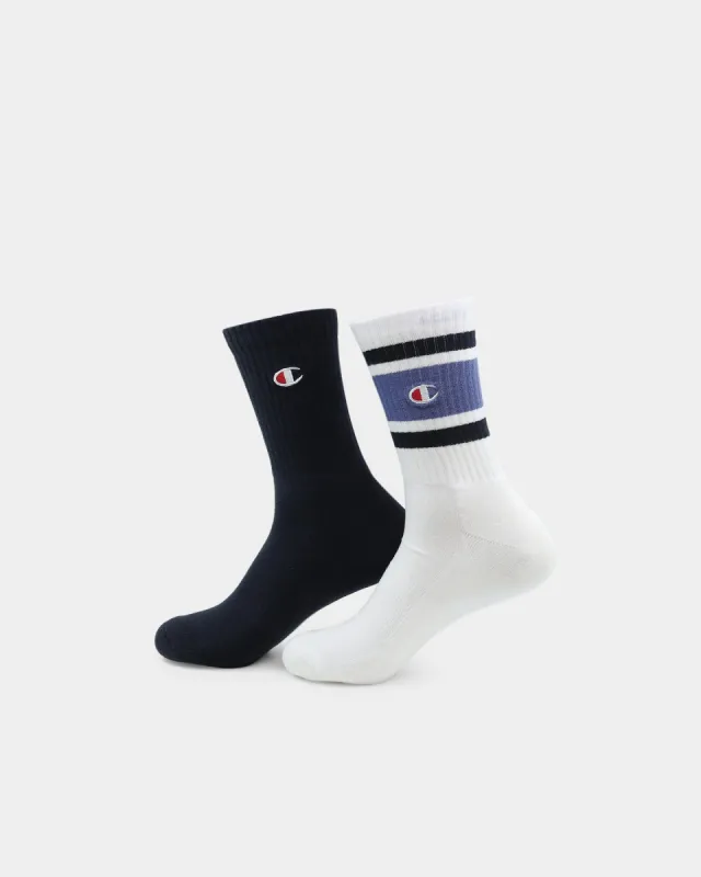 Champion Mixed Crew Socks 2 Pack Pack 02 sold by Culture Kings