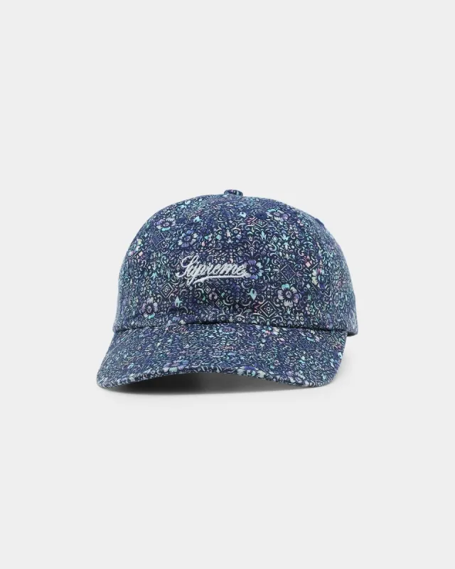 Supreme Liberty Floral 6-Panel Strapback Blue sold by Culture Kings