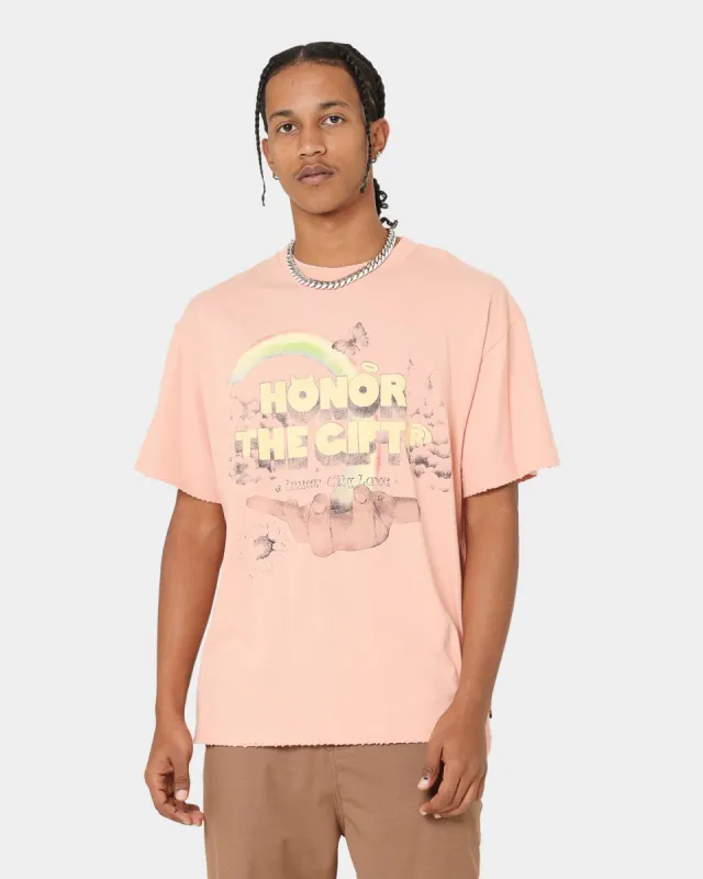 Honor The Gift Palms T-Shirt Peach sold by Culture Kings