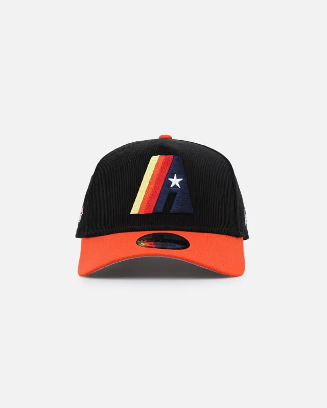 New Era Houston Astros '2-Tone Corduroy' 9FORTY A-Frame Snapback Black sold by Culture Kings
