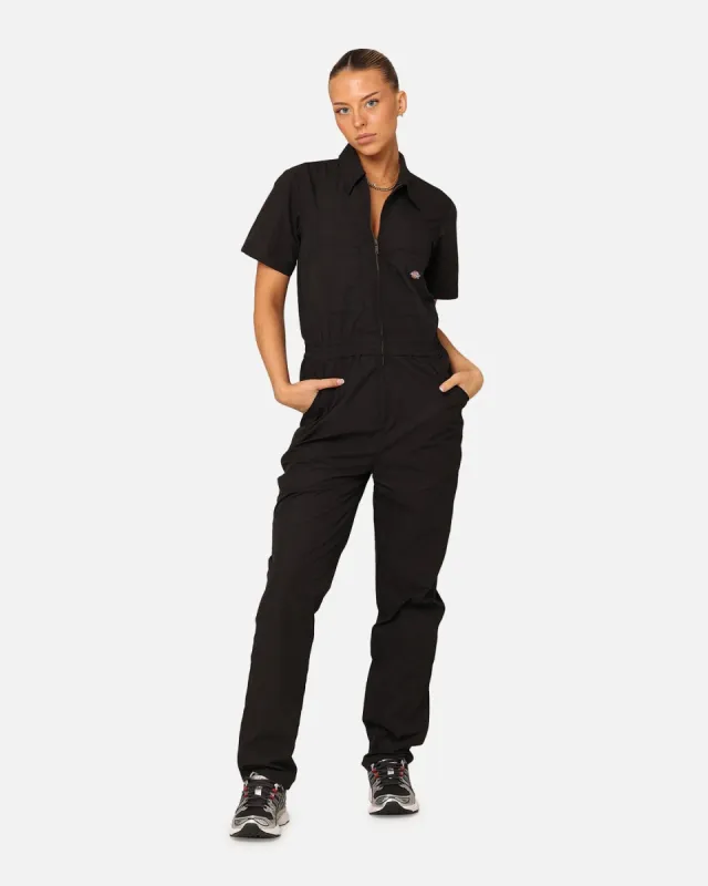 Dickies Women's Katy Overalls Black sold by Culture Kings