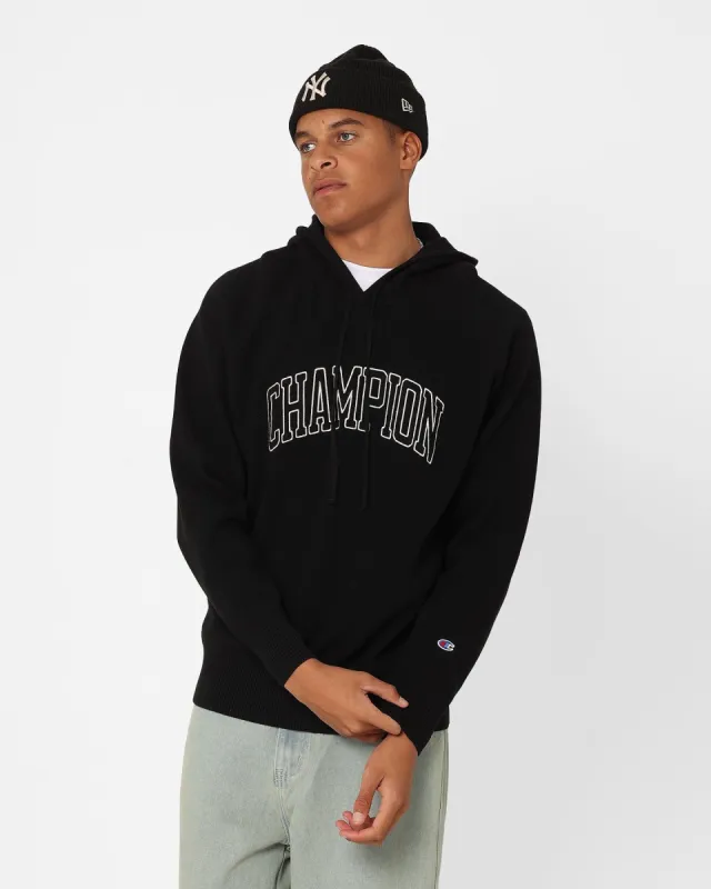 Champion LFS Knitted Hoodie Black sold by Culture Kings