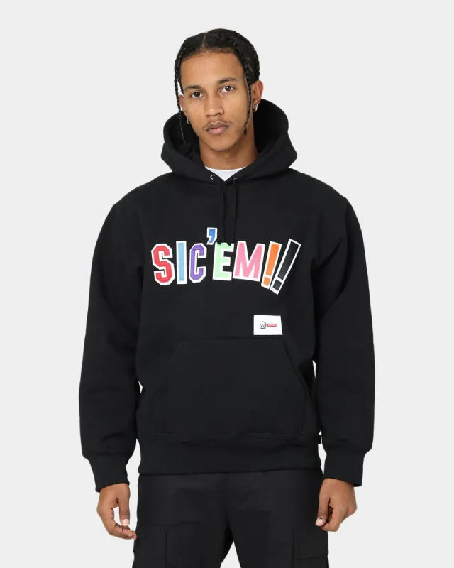 Supreme X WTAPS Sic Em Hoodie Black made by Culture Kings