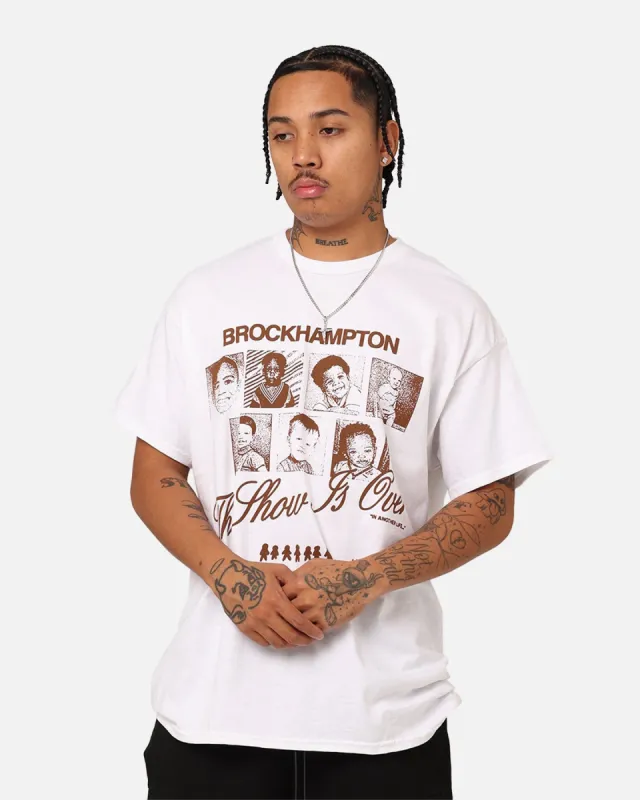 Brockhampton The Show Is Over T-Shirt White made by Culture Kings