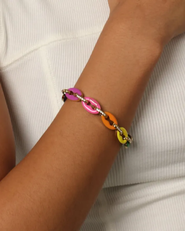 Guess Mainline Women's Rainbow & Crystals Bracelet Multi sold by Culture Kings